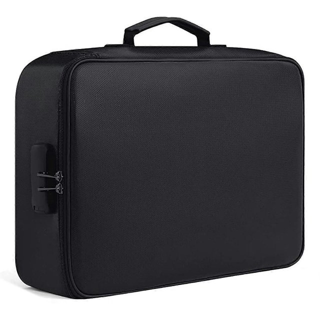 Fireproof and waterproof document bag with lock for home office and travel fireproof and waterproof
