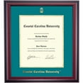 thumbnail image 1 of OCM Diploma Frame for Coastal Carolina University, 19" x 21" Diploma Certificates Frame, Embossed Teal/Gold Mat, 1 of 5