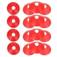 thumbnail image 3 of MEIBUTYUP 14-Piece Red Football Agility Cones Set, Lightweight PE Training Markers for Soccer, Outdoor Sports, and Speed Drills, 3 of 8