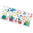 thumbnail image 1 of Sea World Wall Decals Removable Fish Style Stickers for Living Room, Bedroom or Nursery Ocean Life Peel Stick Wall Art, 1 of 5