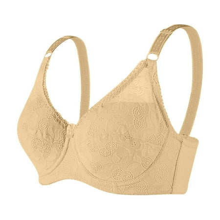 Minimizer Bras for Women Full Coverage Lightweight T-Shirt Bra with No Underwire & Wide Strap for Heavy Breast