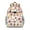 Beige-68, variant on Cute Big Eyes Owl Students Backpack with Artistic Owl Pattern, Night Theme, and Cartoon Snowy Owl Illustration