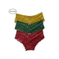 thumbnail image 3 of Enwejyy Womens 1/3 Packs Briefs Lace Solid Color Sexy Panties Underwear Plus Size S-5XL, 3 of 6