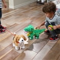 thumbnail image 5 of Kid Connection Electronic Walking Pet, 9" Tall Dinosaur, Green, Toddler Toys, 5 of 10