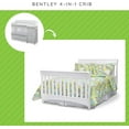 thumbnail image 5 of Full-Size Conversion Kit Bed Rails for Bentley Crib by Delta Children - #0050 (Bianca White - 130), 5 of 6
