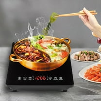 Portable Built-in Stove Top Single Burners Electric Induction Cooktop w/ Timer