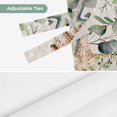 thumbnail image 6 of Green Coastal Tie Up Valance Curtains for Windows, Kitchen Curtains Window Shades, Eucalyptus Leaves Summer Beach Starfish Rustic Light Filtering Curtain Valances for Bedroom/Bathroom/Cafe 42"x12", 6 of 9