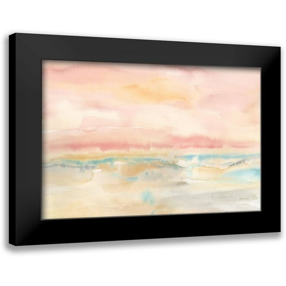 Coulter, Cynthia 14x11 Black Modern Framed Museum Art Print Titled - Blush Seascape