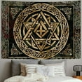 thumbnail image 2 of BCIIG  Nordic Vikings Tapestry, Large  Soft Flannel, Viking Valknut Celtic Rune Scandinavian Aesthetic Mythology Tapestry Wall Hanging for Bedroom Living Room Decor, 2 of 6