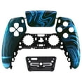 thumbnail image 4 of eXtremeRate Blue Swirl Touchpad Front Housing Shell Compatible with ps5 Controller, DIY Replacement Shell Custom Touch Pad Cover Faceplate Compatible with ps5 Controller, 4 of 5