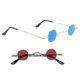 thumbnail image 4 of Classic Vintage Punk Round Sunglasses for Party Fashion Lightweight Metal Frame 2Pcs, 4 of 5