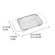 thumbnail image 4 of `Cajón de acero inoxidable para cocina, Estantería de almacenamiento, Rodeado de metal resistente, Diseño moderno, Para cocina/comedor, Organizador de platos y frutas, Rack de almacenamiento, 4 of 7