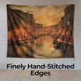 thumbnail image 6 of Venice Twilight Reflections Wall Tapestry for Bedroom by DC | Italian-Inspired Tapestry Wall Hanging & Aesthetic Decor for Dorm, Living Room, Picnic & Home | 36"x48", 6 of 7