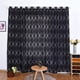 thumbnail image 4 of Cortina Decoración Casa Floral HAbitacion Ventana Plisado Accesorios Ola negro, 4 of 9