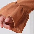 thumbnail image 7 of Girls Loose Casual Ruffle Swing Midi Dress with Belt Long Sleeve A-Line Flowy Tiered Design for Kids Girls Summer Dress Cassual Formal Dresses Cute Sun Dresses, 7 of 7