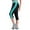 25Mint Green86, variant on Quick Drying Elastic Tight Women's Reflective Pants Yoga Pants Calf Length Stretch Solid Color Athletic Gym Pilates Running Fitness Trousers , Navy
