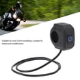 thumbnail image 3 of 22mm Waterproof Motorcycle Switch Small Size Handlebar Horn Headlight Button Switch, 3 of 8