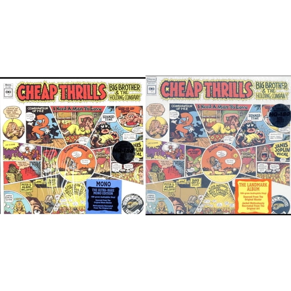 Cheap Thrills (Mono) & Cheap Thrills (Gatefold) [LP Vinyl Bundle]