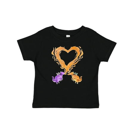 

Inktastic Fire Heart Dragons Boys or Girls Baby T-Shirt