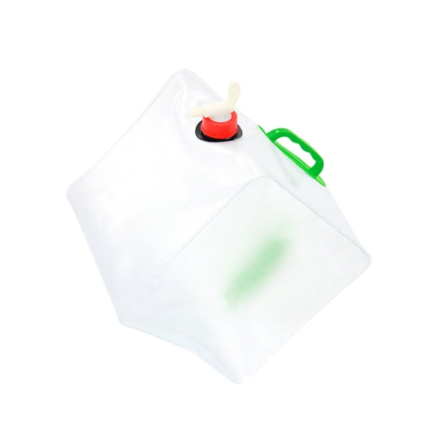 Soidarity Contenedor de agua portátil y duradero para acampar para viajes y Picnic, cubo de agua plegable, tanque de agua para acampar, carpas 15L