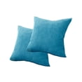 thumbnail image 1 of Toystoory 2 piezas de fundas de almohada para sala de estar, cama, funda de almohada cuadrada decorativa, funda de cojín para coche, suministros Decoración del hogar Azul, 1 of 6