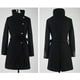thumbnail image 3 of Qarigey Abrigo de invierno frío para mujer Abrigo cálido a prueba de viento con bolsillos Ropa Regalos Vestir para actividades al aire libre Fiesta Abrigos y chamarras Negro Qarigey  AP013740-03, 3 of 6
