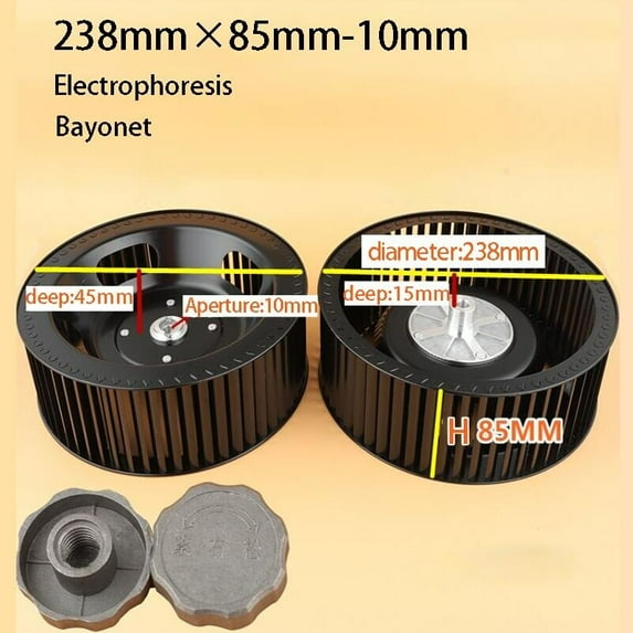 High pressure centrifugal wind wheel plastic wind wheel for Multi-Blades Centrifugal Fan impeller fan blower fan