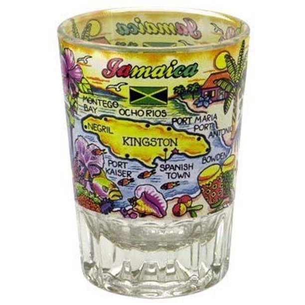 Jamaica Double Shot Glass