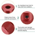 thumbnail image 4 of Uxcell Aluminum Alloy Handwheel 20mm OD 8mm Bore Machine Tool Hand Wheel for Milling Machine Lathe, Red, 4 of 6
