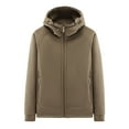 thumbnail image 2 of Kalauyu Men's Ultra Soft Sherpa Lined Hoodie - Full Zip Fleece Lining Heavy Duty Sweatshirts, 2 of 5
