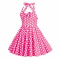 thumbnail image 5 of Yindaity Summer Dresses for Girls Flower Girls Tulle Dress Bridesmaid Sparkle Wedding Pageant Dresses Princess Birthday Party(Pink,5-6 Years), 5 of 9