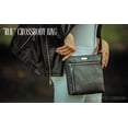 thumbnail image 4 of ASSOTS Smart Leather Crossbody Purse for Women - Premium Triple Zip Crossover Shoulder Bag, Real Leather Crossbody Bag, Travel Accessory, 4 of 6