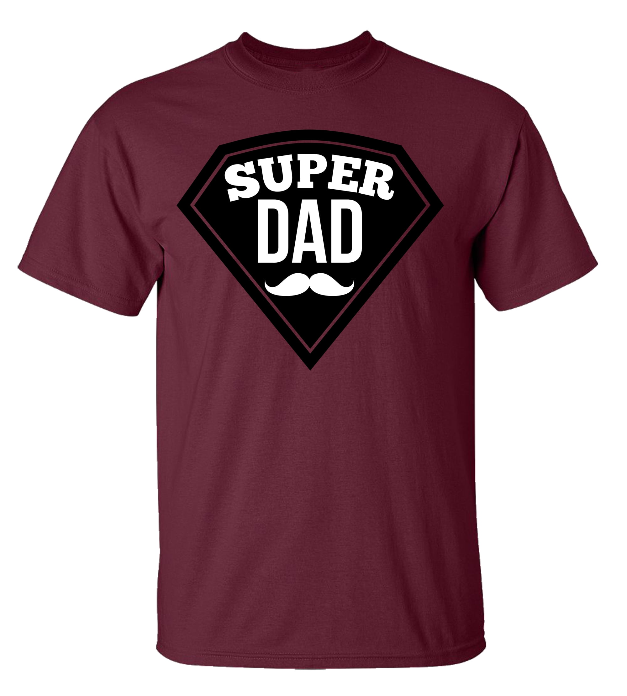 Father's Day Super DAD Short Sleeve Tee Shirt Charcoal - Picture 14 of 33