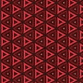 thumbnail image 1 of Ahgly Company Tapis d'Intérieur Lavable en Machine Carré Transitionnel Rouge Profond, 6 Pieds Carré, 1 of 7