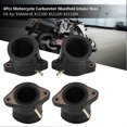 thumbnail image 2 of 4Pcs Motorcycle Carburetor Manifold Intake Adapter Joint Boot for YAMAHA XJ1100 XS1100 XS1100L, 2 of 4