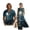 Blue Moon Cherry Blossom, variant on FOR U DESIGNS Cherry Blossom Sea Wave Print Couple Clothes Set Matchable Clothes Linen-Like Men Casual Shirt or Women Maxi Sleeveless Dress for Wedding Beach Vocation