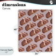 thumbnail image 4 of Stupell Industries Glam Croissants with Ribbons Pattern Canvas Art, 36 x 48, by LISH Creative, 4 of 8