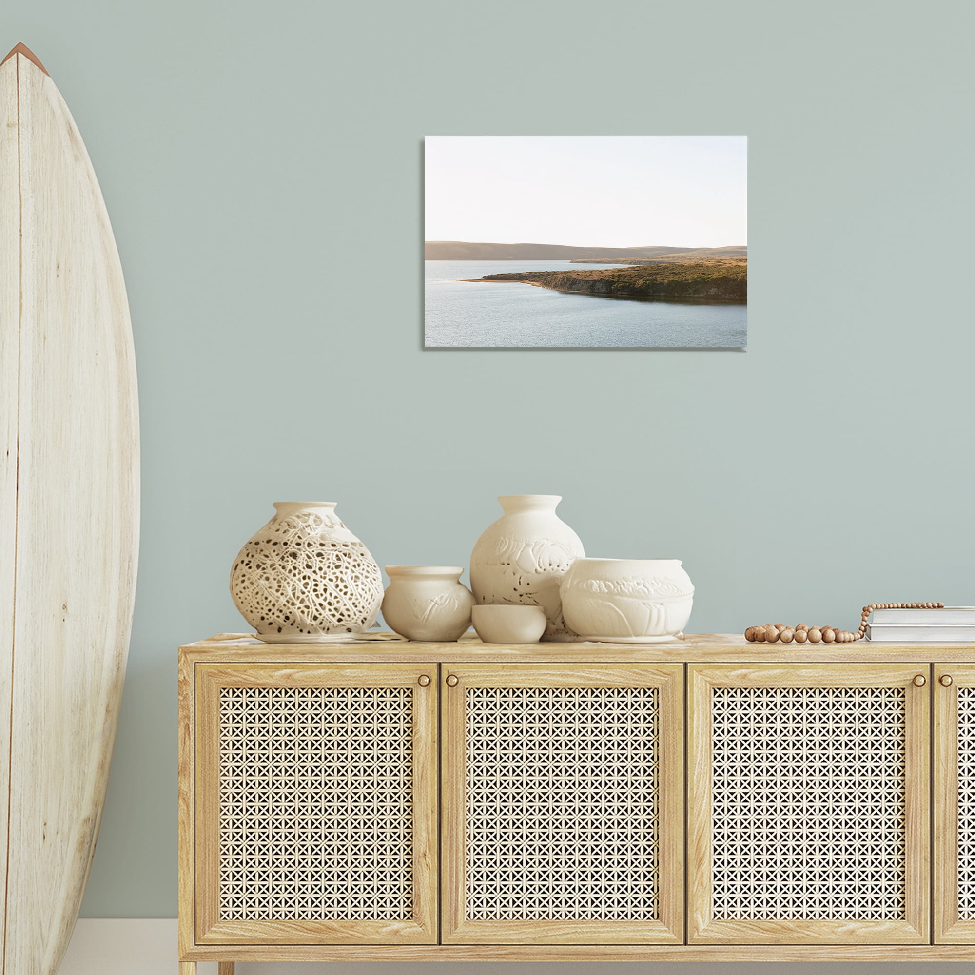 Stupell Industries Pacific Estuary Landscape Landscape & Nature Photography Wrapped Canvas Art Print Wall Art, 24 x 16
