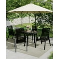 thumbnail image 2 of Alician 4Pcs Stackable Dining Chairs , High-Back Patio Dining Chairs Set, Outdoor Chairs with Textilene Fabric & Metal Frame, 2 of 7