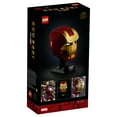 thumbnail image 4 of LEGO Avengers 76165 Iron Man Helmet Collectible Block Building Set (480 Pieces), 4 of 7