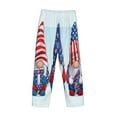 thumbnail image 5 of Balery Men'S Cute Gnomes In Usa1 Pants,Sleepwear Pants,Pajama Pants,Pj Bottoms Drawstring And Pockets-Small, 5 of 9