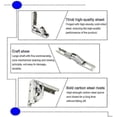 thumbnail image 3 of Bisagras plegables de 90 grados para puerta de acero inoxidable, invisibles, con 16 tornillos, para armario de cocina, 4 unidades, 3 of 5