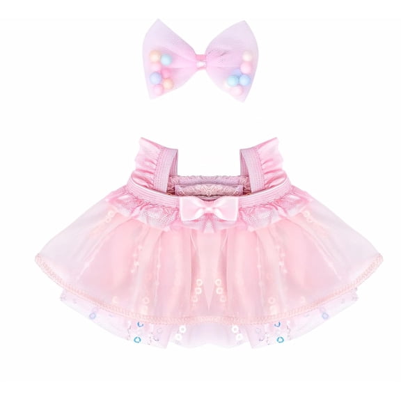 Doll Clothes for 15cm 17cm Series Dolls, Adorable Chic Dress Set for 17cm Dolls Accessories