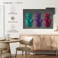 thumbnail image 5 of Elephant Stock Three Trendy Pineapples Wall Art - Horizontal Canvas Wall Art - Living Room Wall Decor - Humor Canvas - Turquoise And Gray Decor - 36" x 24", 5 of 8