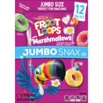 thumbnail image 3 of Kellogg's Jumbo Snax Froot Loops Cereal Snacks, Lunch Box Snacks, Fruit Flavored, Original with Marshmallows, 5.04oz (Pack 4), 3 of 5