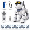 thumbnail image 1 of Perro robot de control remoto inteligente, juguete electrónico de simulación de acrobacias eléctricas por inducción táctil con programación de educación temprana para mascotas, 1 of 6