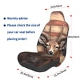 thumbnail image 3 of Fotbe Deer American Flag Wall Funda para Asiento de Auto con Estampado – Impermeable y Antisudor – Ajuste Universal, Lavable a Máquina, Antideslizante (1 Pieza), 3 of 5