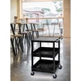 thumbnail image 4 of Carrito para bañera LUXOR STC211-B negro, 61 x 46 x 93 cm, fabricado en EE. UU., 4 of 4