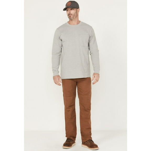 Hawx Work Gear Men's Fr Double Front Straight Canvas Pants - HXFRFA24P95-MEDBN 34W x 36L