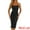 Black, variant on DARING DIVA Elegant Spaghetti Strap Midi Square Neck Dress M Black